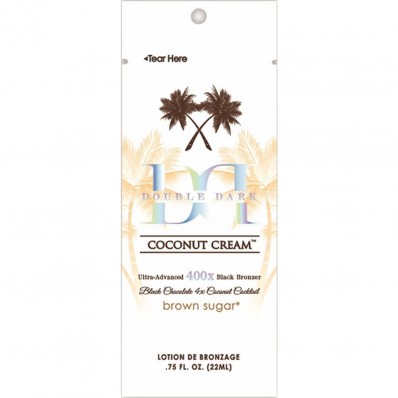 BROWN SUGAR Double Dark Coconut Cream - 400X Bronzers - 10 x  22ml